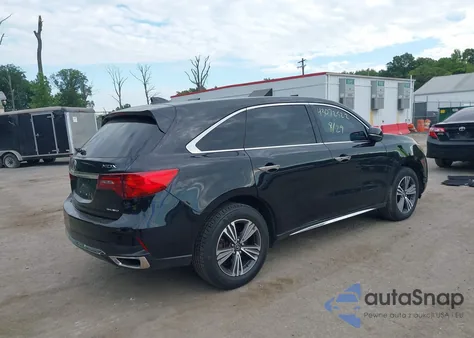 2017 Acura Mdx из США, поврежденный, VIN 5FRYD4H39HB005335